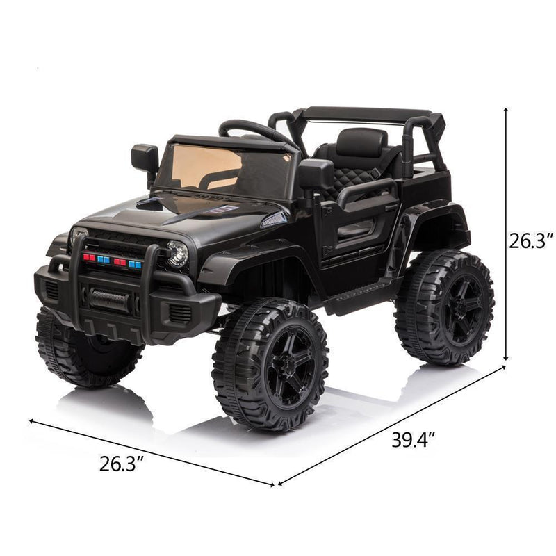 Load image into Gallery viewer, Electric Ride-On Truck for Kids with LED Lights, MP3 Player, and Remote Control
