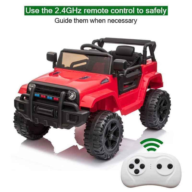 Load image into Gallery viewer, Electric Ride-On Truck for Kids with LED Lights, MP3 Player, and Remote Control
