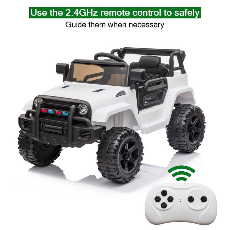 Load image into Gallery viewer, Electric Ride-On Car Truck for Kids with MP3, LED Lights, and Remote Control - 3 Speed Options
