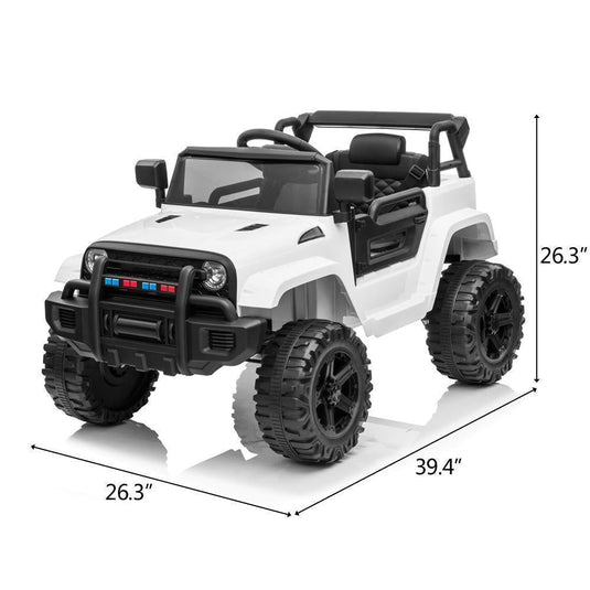 Electric Ride-On Truck for Kids with LED Lights, MP3 Player, and Remote Control