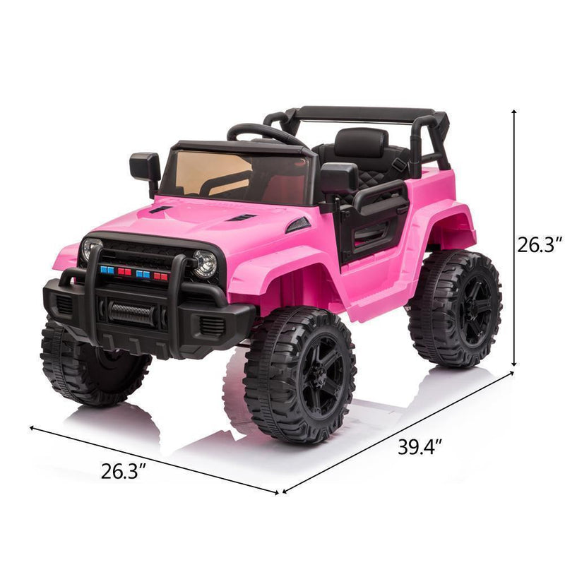 Load image into Gallery viewer, Electric Ride-On Truck for Kids with LED Lights, MP3 Player, and Remote Control
