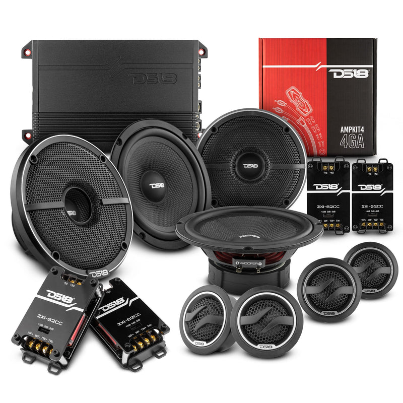 Load image into Gallery viewer, DS18 2008-2021 Honda CR-V Front and Back Doors Speakers Better Upgrade/Replacement Package 1600 Watts
