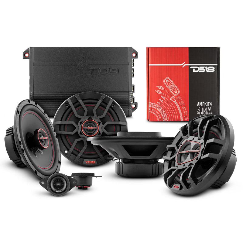 Load image into Gallery viewer, DS18 2008-2019 Toyota Highlander Front and Back Doors Speaker Good Upgrade Package 900 Watts
