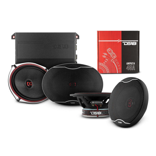 DS18 2016-2021 Chevy Silverado 1500 LD Front and Back Doors Speakers Better Upgrade/Replacement Package 1800 Watts - Skoutley Outdoors LLC