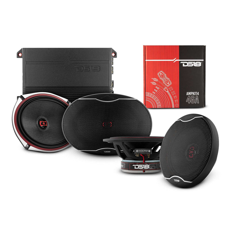 Load image into Gallery viewer, DS18 2016-2021 Chevy Silverado 1500 LD Front and Back Doors Speakers Better Upgrade/Replacement Package 1800 Watts - Skoutley Outdoors LLC
