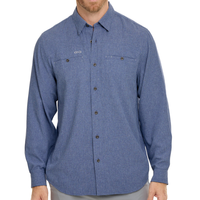 Load image into Gallery viewer, Indigo Maverick Shirt | Long Sleeve
