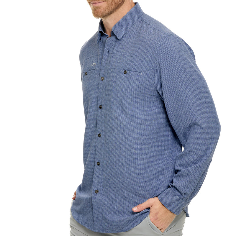 Load image into Gallery viewer, Indigo Maverick Shirt | Long Sleeve
