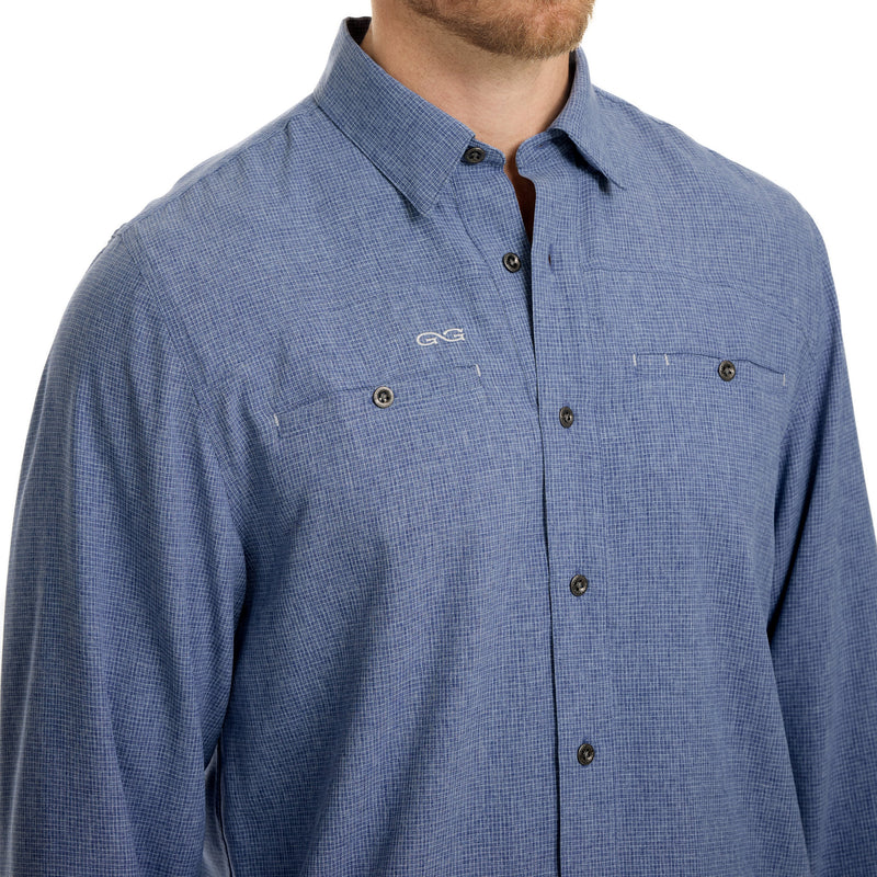 Load image into Gallery viewer, Indigo Maverick Shirt | Long Sleeve
