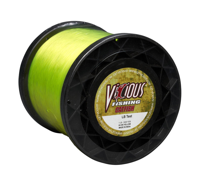 Load image into Gallery viewer, Vicious Catfish Hi-Vis Yellow Mono - 30 Lb Test
