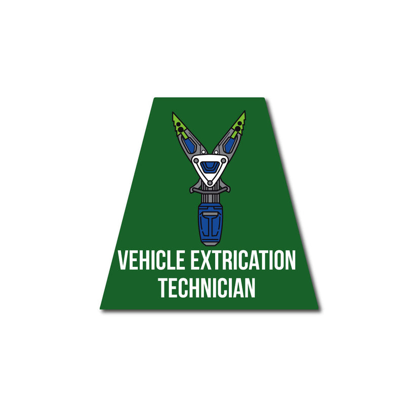 Load image into Gallery viewer, VEHICLE EXTRICATION TECHNICIAN REFLECTIVE HELMET (TET) TETRAHEDRON
