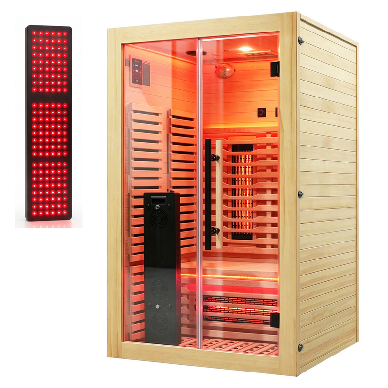 Load image into Gallery viewer, Blisspod I Venetian RED I All-In-One - Full Spectrum + Red Light Therapy I Indoor Premium Sauna I 2 Person
