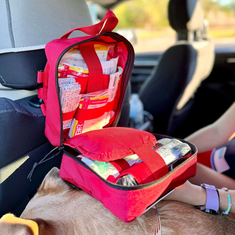 Load image into Gallery viewer, Vehicle Trauma Response Kit w/Trauma Care – Advanced Car First Aid Kit
