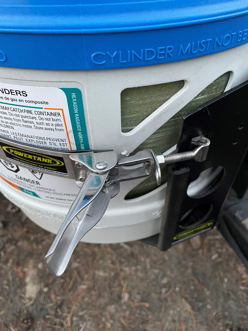 Load image into Gallery viewer, Tor LOCKER Bracket for 11 lb Squatty Propane Tank &amp; 11 lb Viking Composite Tank
