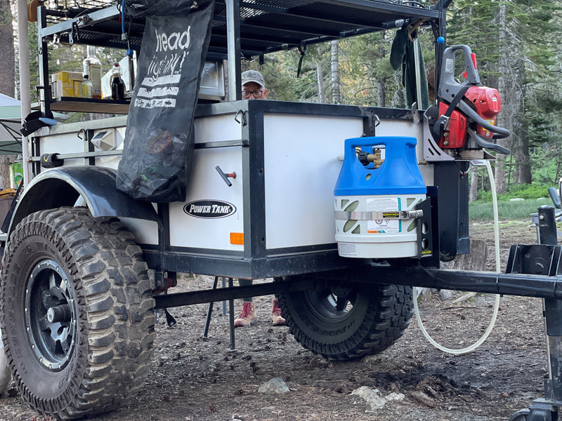 Load image into Gallery viewer, Tor LOCKER Bracket for 11 lb Squatty Propane Tank &amp; 11 lb Viking Composite Tank
