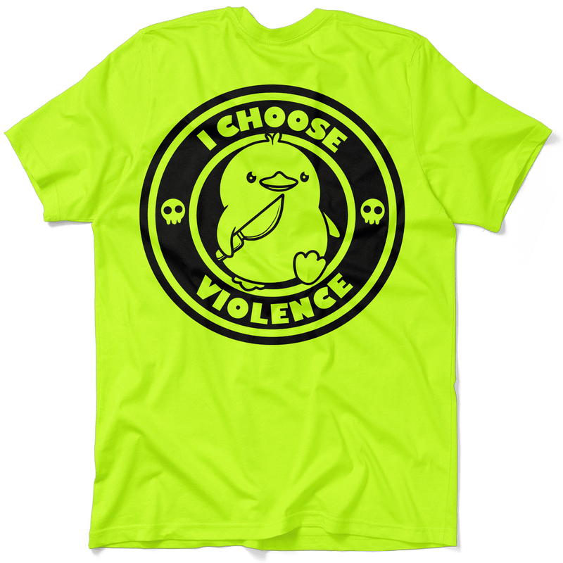 Load image into Gallery viewer, Violence - Safety Yellow T-Shirt
