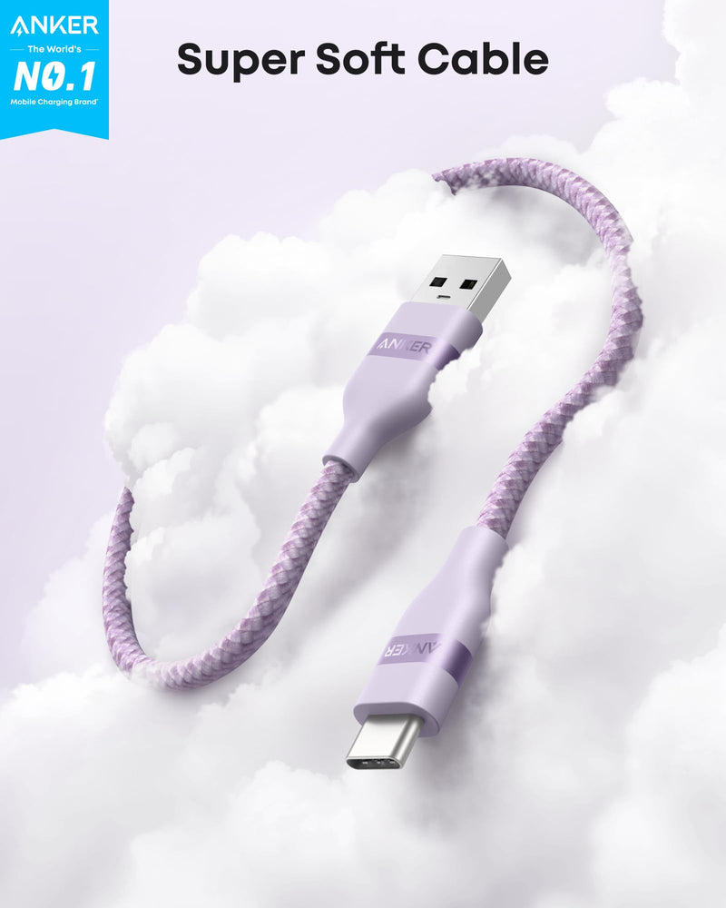 Load image into Gallery viewer, Anker USB-A to USB-C Cable (3 ft / 6 ft, Upcycled-Braided)
