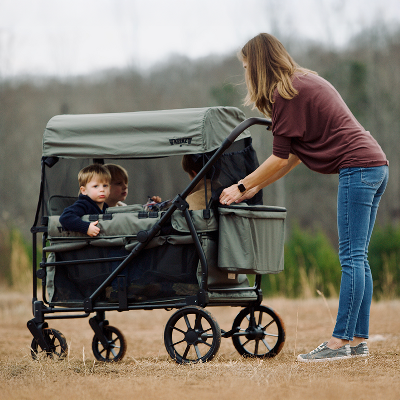 Load image into Gallery viewer, Keenz VIVA 4-Passenger Stroller Wagon – Big Adventures, Made Compact
