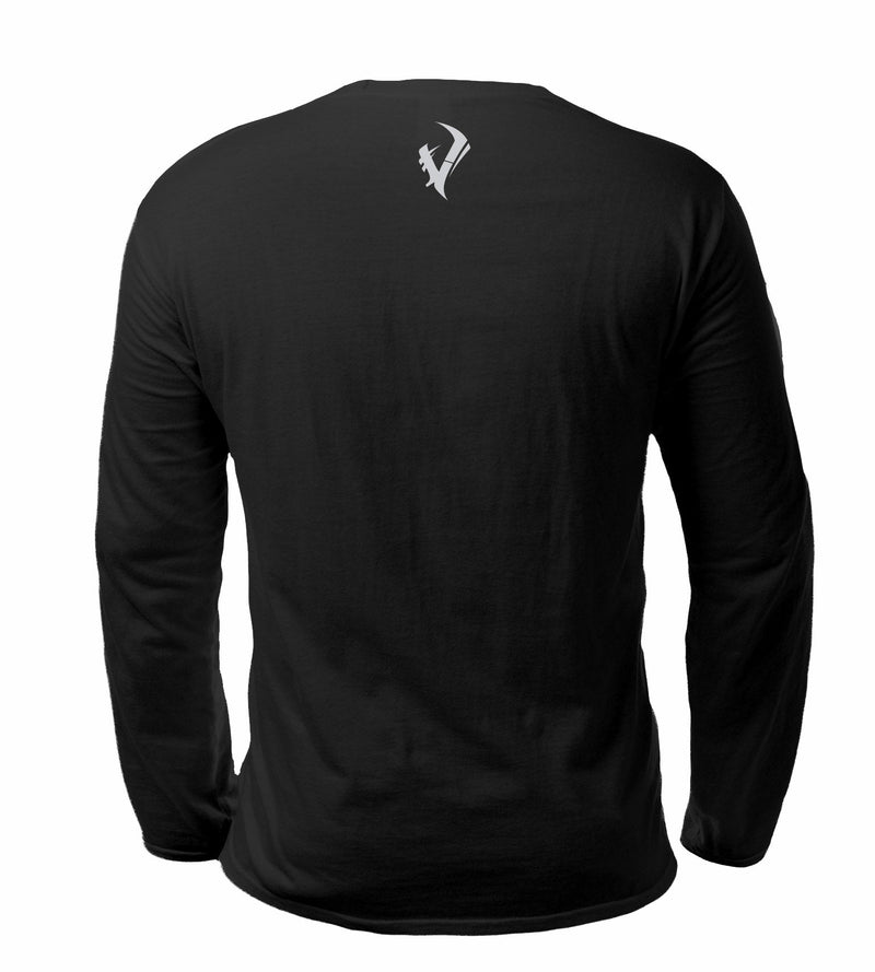 Load image into Gallery viewer, Vycah Vintage Flag Long Sleeve - Black
