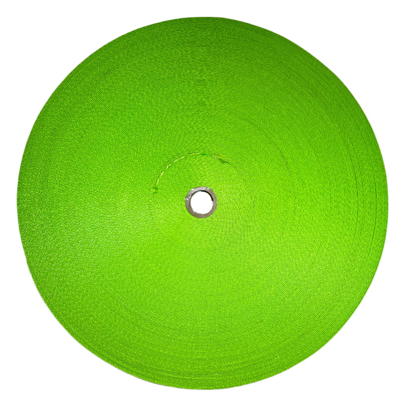Load image into Gallery viewer, 1&quot; Safety Green Premium, Heavy Duty Webbing - 3,500 lb. MBS | SAFETY GREEN
