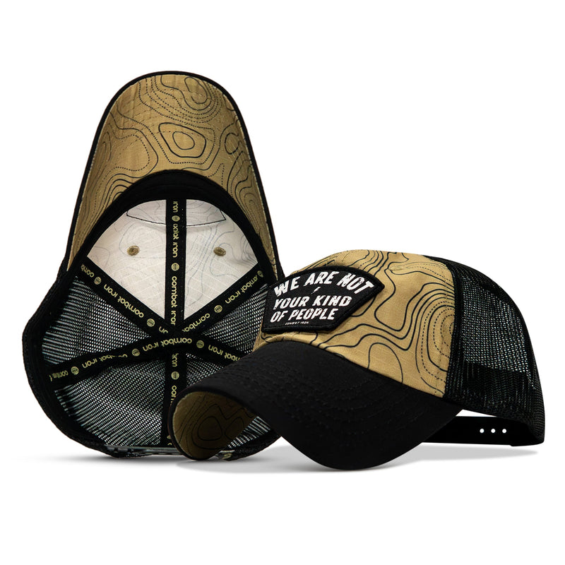 Load image into Gallery viewer, We Are Not Your Kind Of People Patch Tactical Ripstop Mesh Snapback Hat
