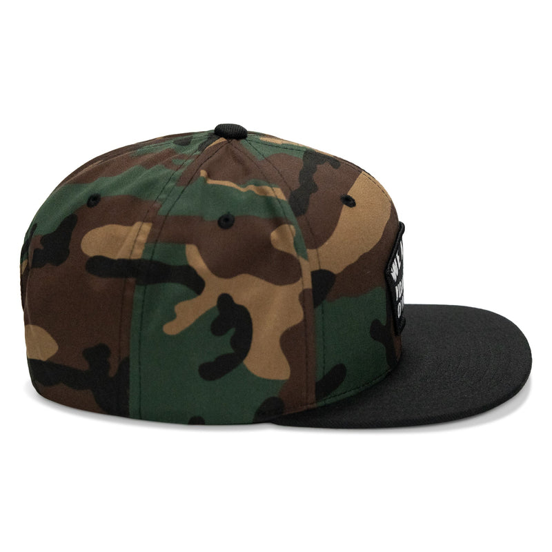 Load image into Gallery viewer, We Are Not Your Kind Of People Patch Flatbill Snapback Hat
