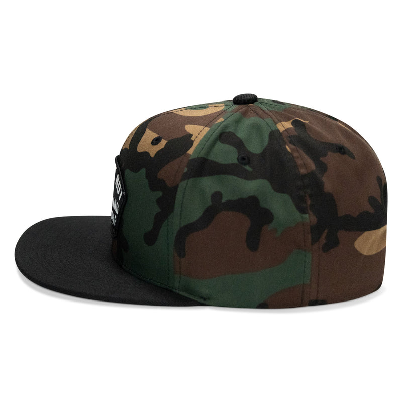 Load image into Gallery viewer, We Are Not Your Kind Of People Patch Flatbill Snapback Hat
