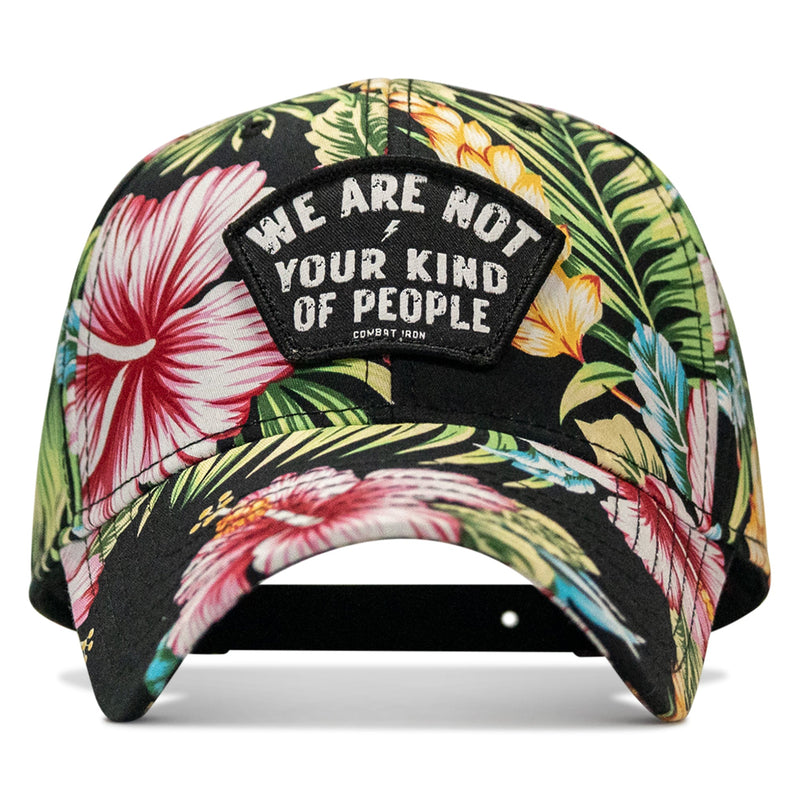 Load image into Gallery viewer, We Are Not Your Kind Of People Patch Snapback Hat
