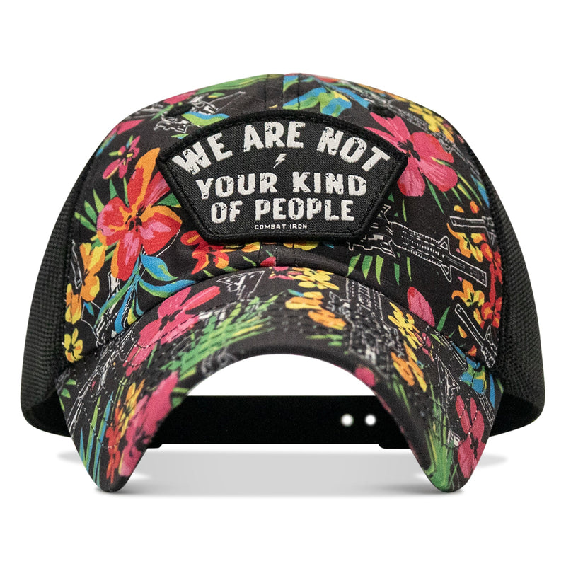 Load image into Gallery viewer, We Are Not Your Kind Of People Patch Tactical Ripstop Mesh Snapback Hat
