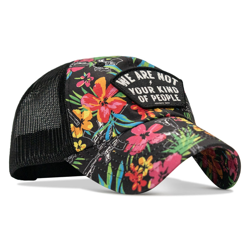 Load image into Gallery viewer, We Are Not Your Kind Of People Patch Tactical Ripstop Mesh Snapback Hat
