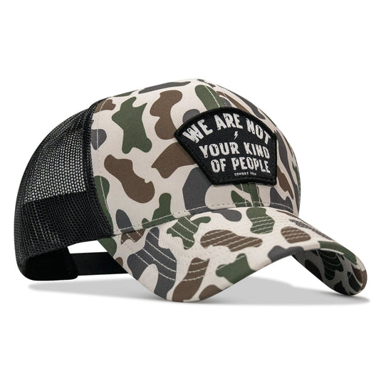 We Are Not Your Kind Of People Patch Snapback Hat