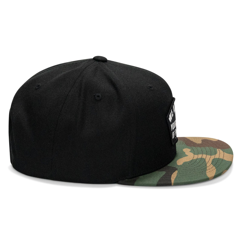 Load image into Gallery viewer, We Are Not Your Kind Of People Patch Flatbill Snapback Hat
