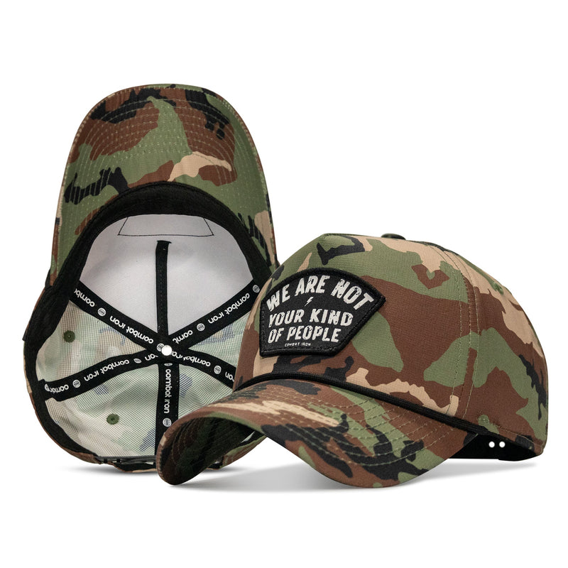 Load image into Gallery viewer, We Are Not Your Kind Of People Patch Weekender Snapback
