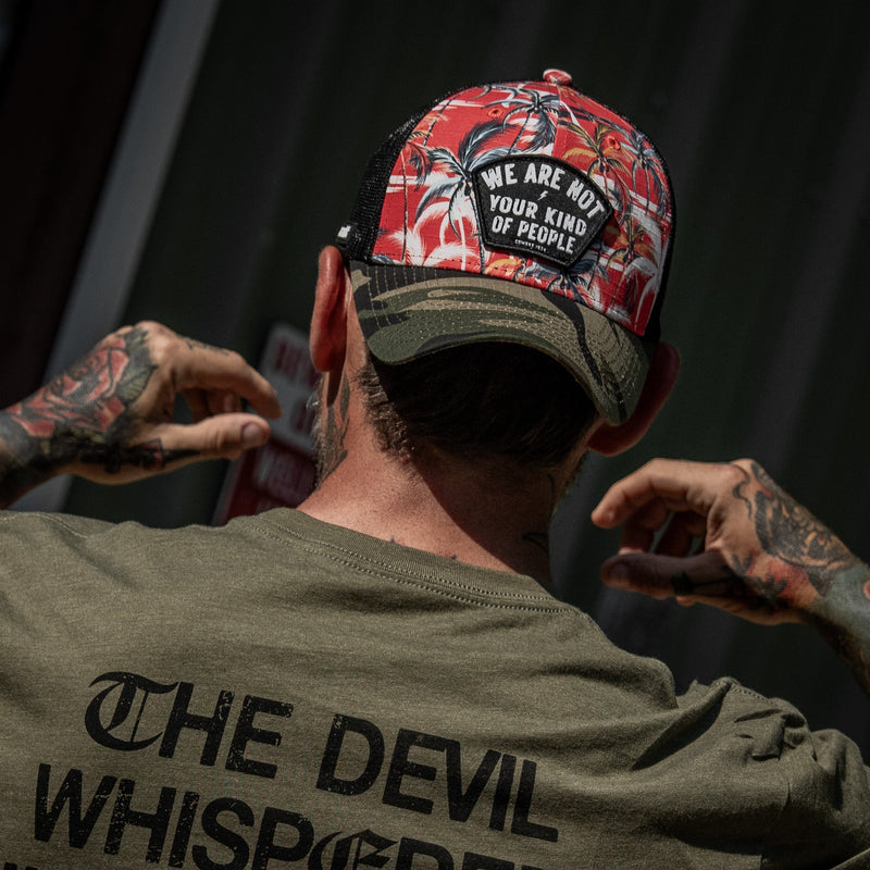 Load image into Gallery viewer, We Are Not Your Kind Of People Patch Original Ripstop Snapback Hat

