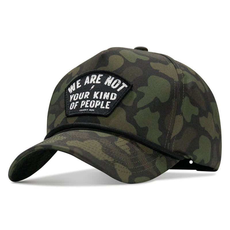 Load image into Gallery viewer, We Are Not Your Kind Of People Patch 5 Pannel Snapback
