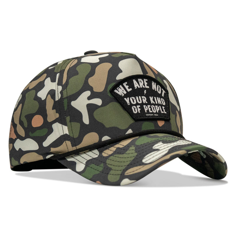 Load image into Gallery viewer, We Are Not Your Kind Of People Patch 5 Pannel Snapback
