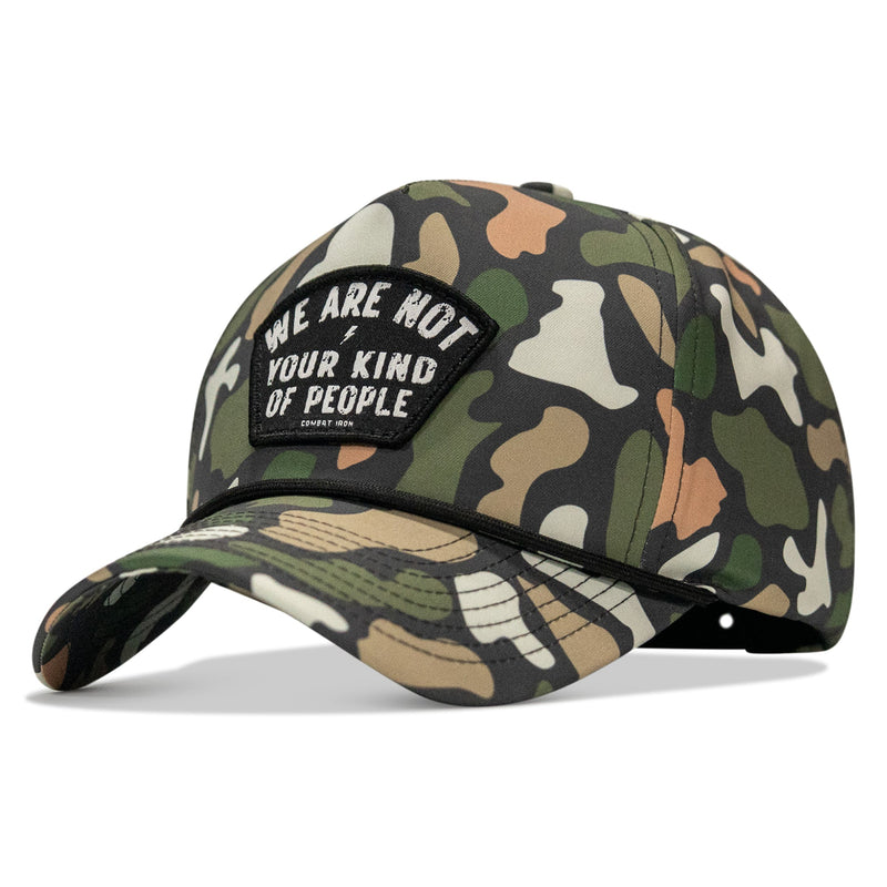 Load image into Gallery viewer, We Are Not Your Kind Of People Patch 5 Pannel Snapback

