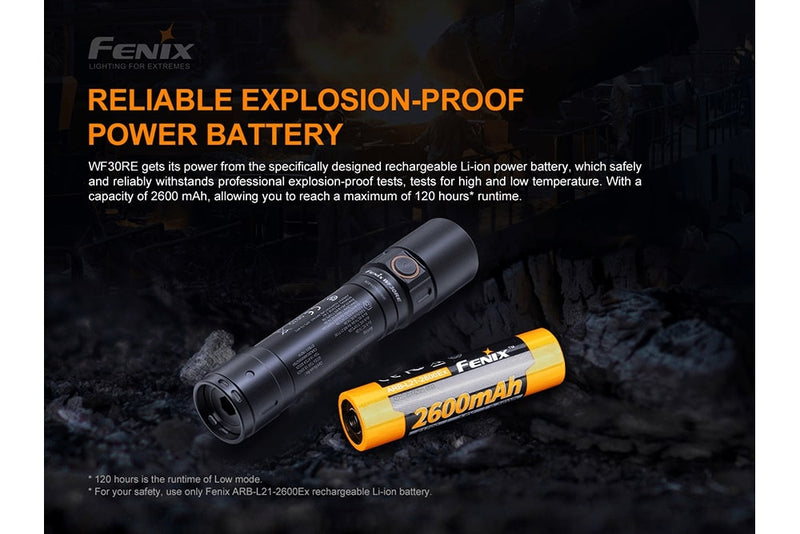 Load image into Gallery viewer, Fenix WF30RE Intrinsically Safe Flashlight - discontinued
