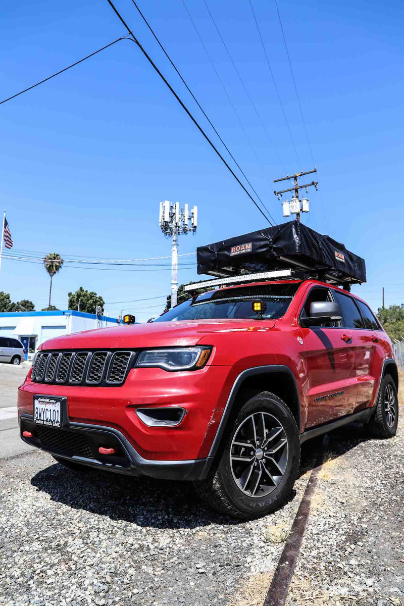 Load image into Gallery viewer, Jeep WK2 50&quot; Curved LED Bar Roof Mounts for Grand Cherokee Years 2011 to current Made In USA
