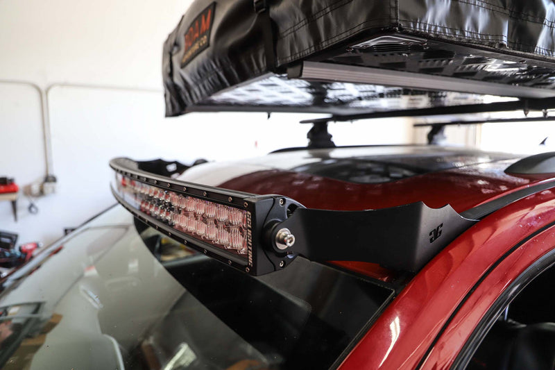 Load image into Gallery viewer, Jeep WK2 50&quot; Curved LED Bar Roof Mounts for Grand Cherokee Years 2011 to current Made In USA
