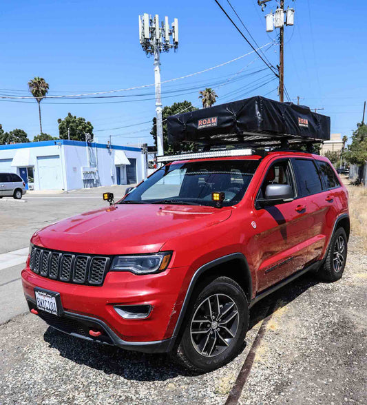 Jeep WK2 50" Curved LED Bar Roof Mounts for Grand Cherokee Years 2011 to current Made In USA