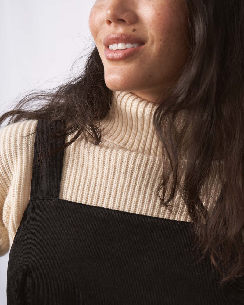 Load image into Gallery viewer, Organic Corduroy Pinafore Dress
