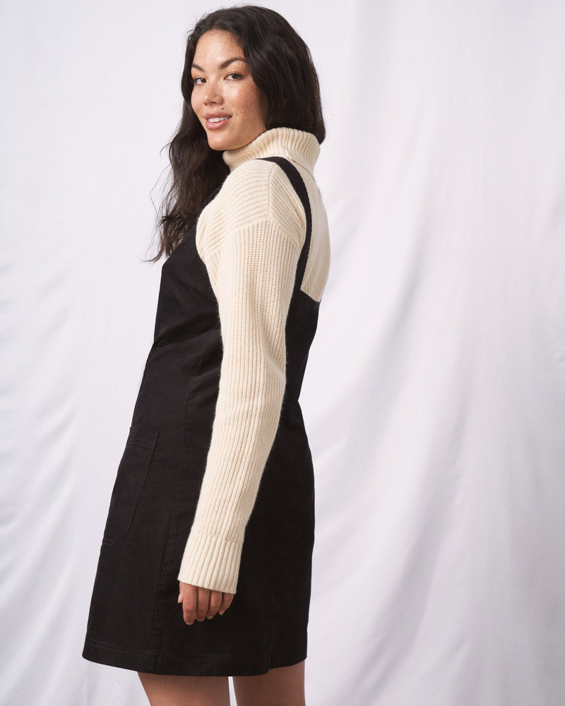 Load image into Gallery viewer, Organic Corduroy Pinafore Dress
