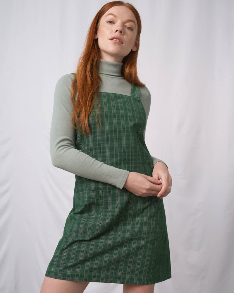 Load image into Gallery viewer, Organic Corduroy Pinafore Dress
