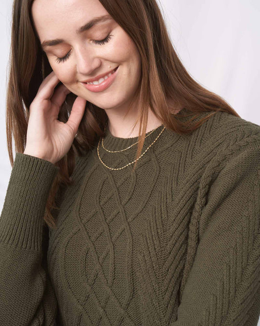 Recycled Tie Back Sweater Dress