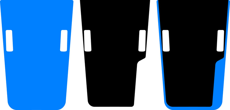 Load image into Gallery viewer, Two Tone Layered Vented Hood Decal for 2018-2024 Jeep Wrangler
