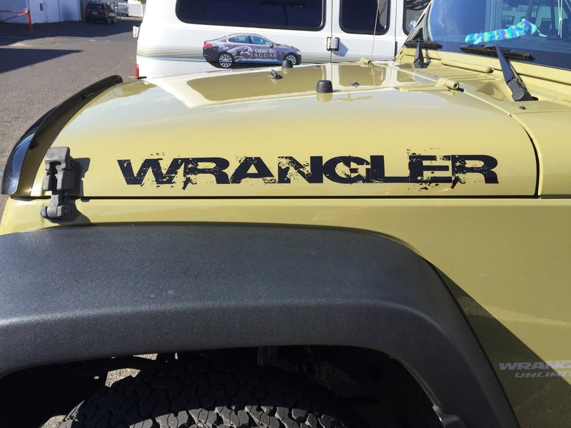 Load image into Gallery viewer, Fender &quot;Wrangler&quot; Splash Decal Stickers for Jeep Wrangler (x2)
