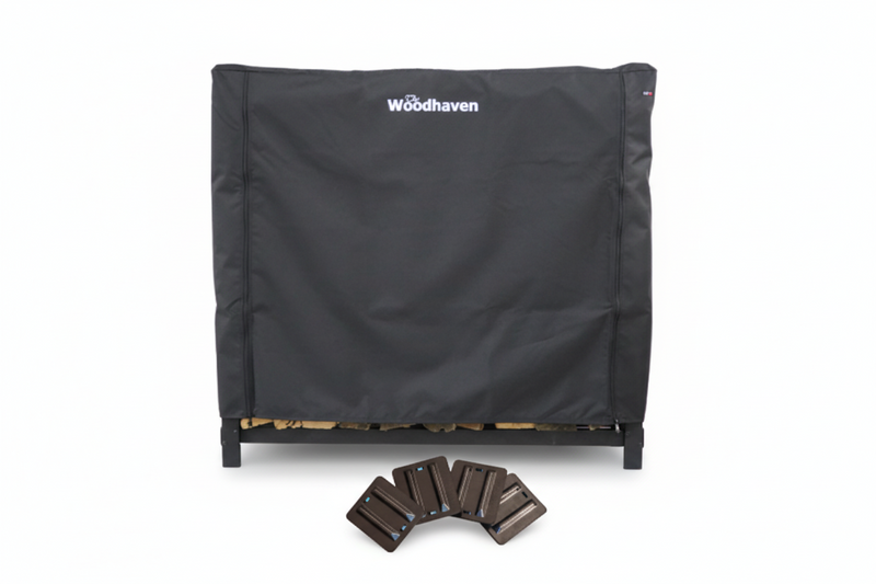 Load image into Gallery viewer, 2 ft Steel Firewood Rack   Woodhaven
