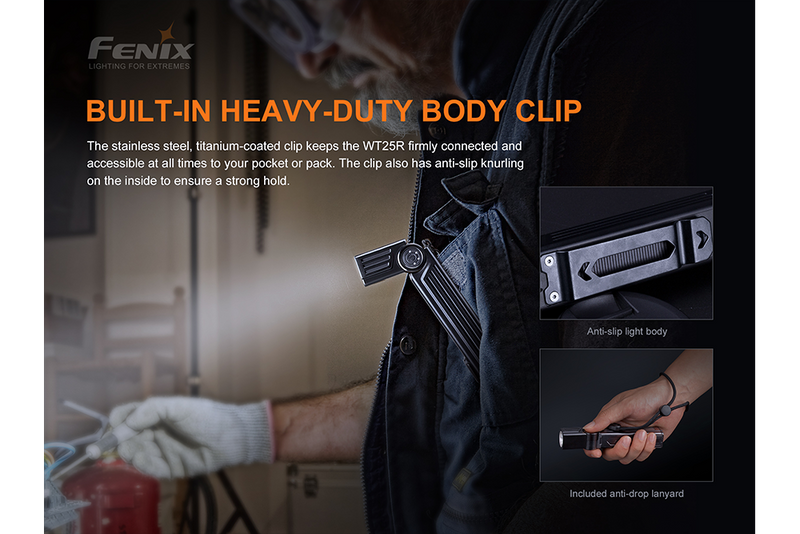 Load image into Gallery viewer, Fenix WT25R Adjustable Head LED Flashlight - 1000 Lumens
