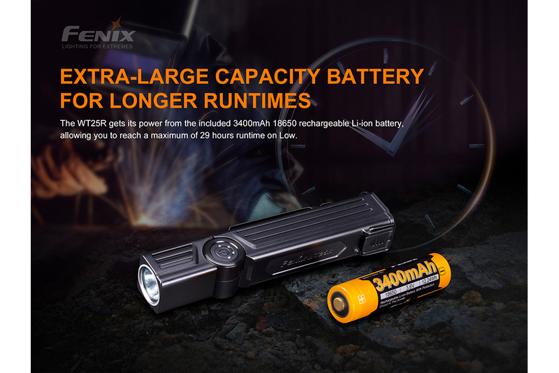 Load image into Gallery viewer, Fenix WT25R Adjustable Head LED Flashlight - 1000 Lumens

