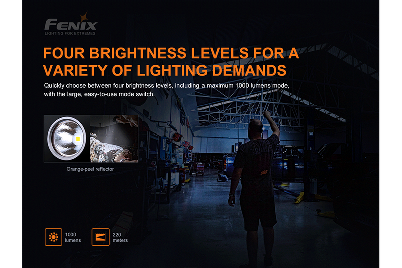 Load image into Gallery viewer, Fenix WT25R Adjustable Head LED Flashlight - 1000 Lumens
